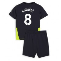 Camiseta Manchester City Mateo Kovacic #8 Visitante Equipación para niños 2024-25 manga corta (+ pantalones cortos)